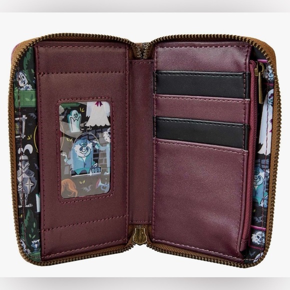 NWT Loungefly Disney The Haunted Mansion portrait zip around wallet - Picture 4 of 12